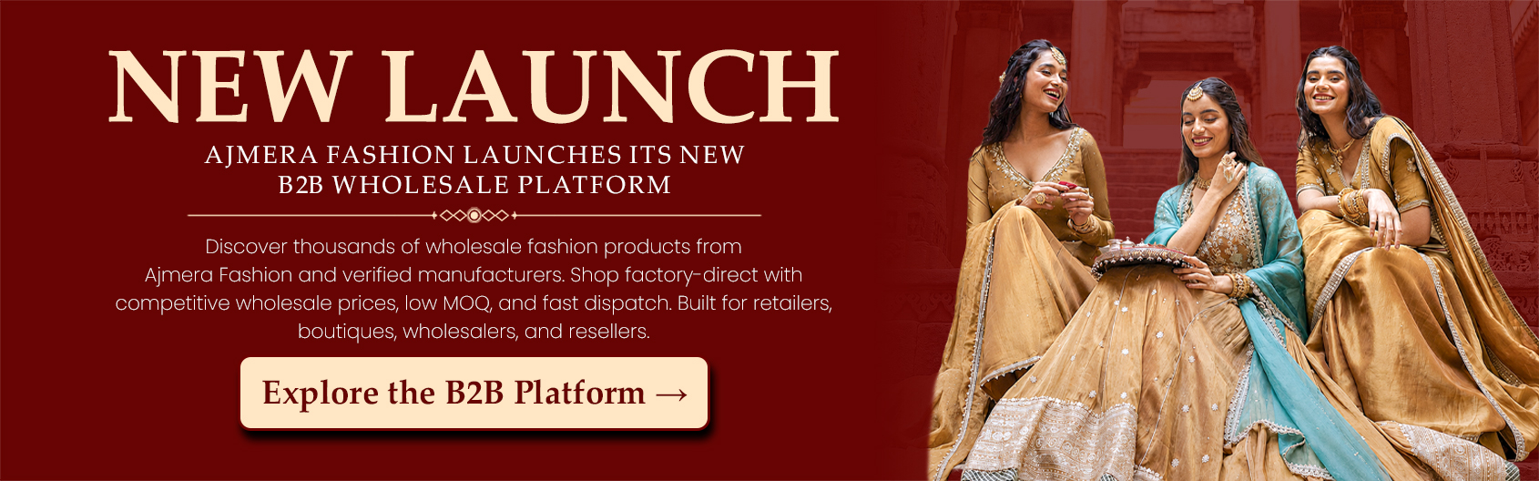 Ajmera Fashion B2B Onlline Platform in Davanagere