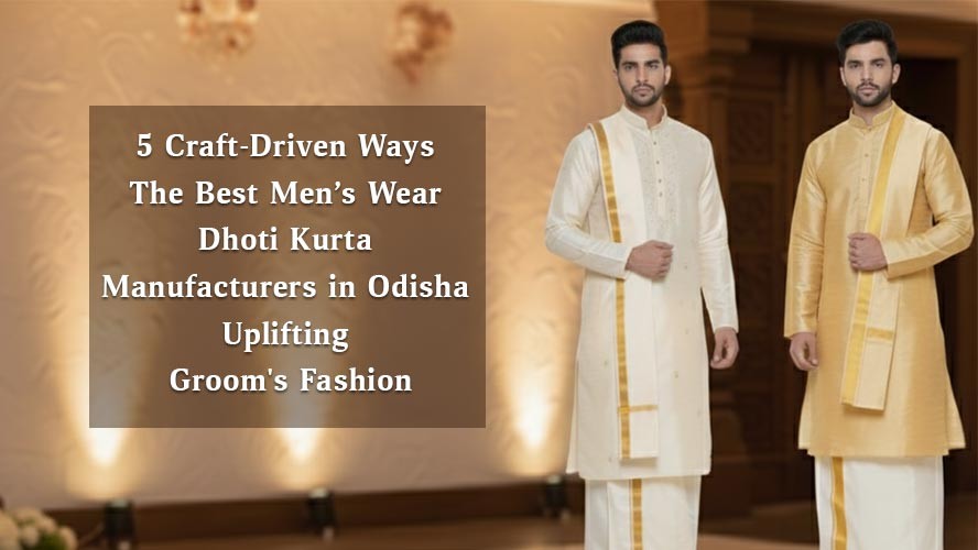 5 Craft Driven Ways The Best Mens Wear Dhoti Kurta Manufacturers in Odisha Uplifting Grooms Fashion