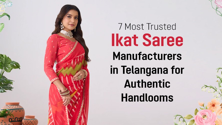 7 Most Trusted Ikat Saree Manufacturers in Telangana for Authentic Handlooms