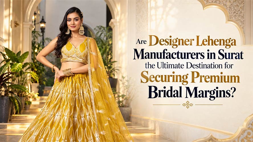 Are Designer Lehenga Manufacturers in Surat the Ultimate Destination for Securing Premium Bridal Margins