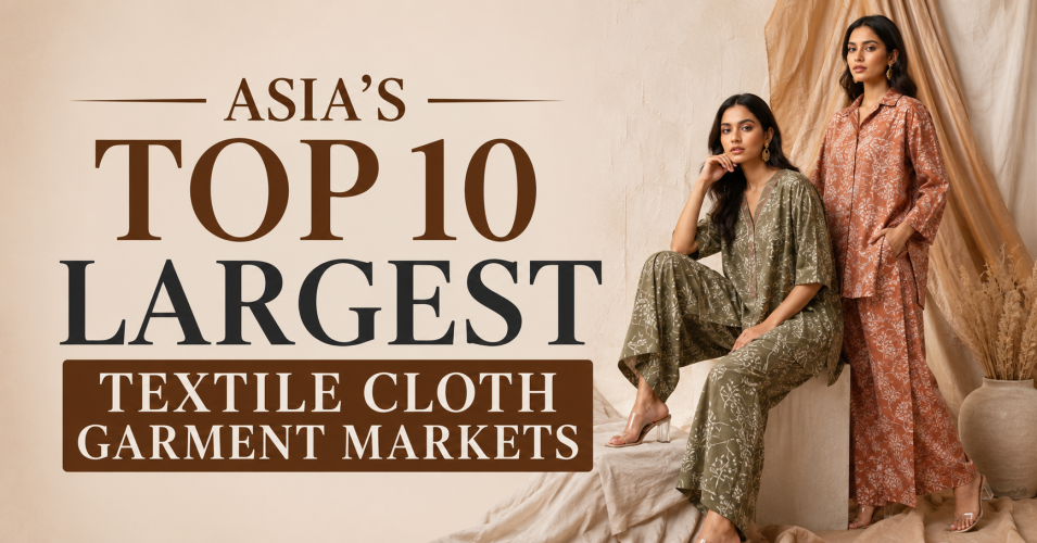 Asia's Top 10 Largest Textile Cloth Garment Markets