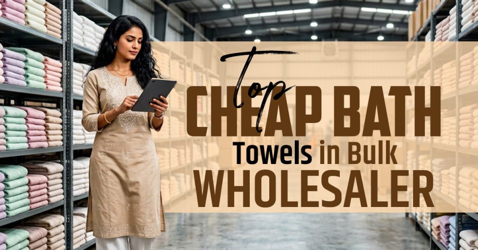 Top Cheap Bath Towels in Bulk Wholesaler in India | B2B Supplier