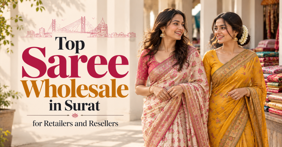Top Saree Wholesale in Surat for Retailers and Resellers