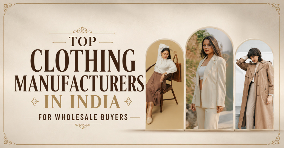 Top Clothing Manufacturers in India for Wholesale Buyers
