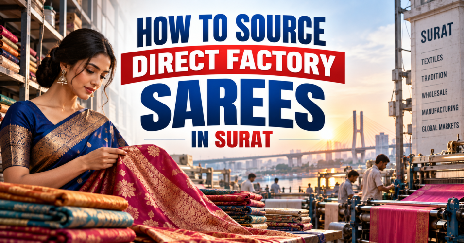 How to Source Direct Factory Sarees in Surat