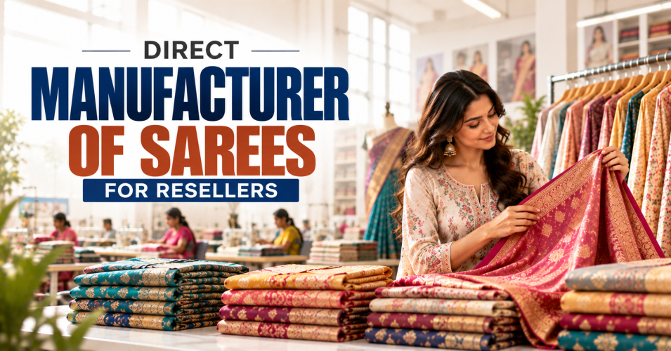 Who Is a Direct Manufacturer of Sarees for Resellers?