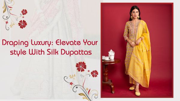 Draping Luxury: Elevate Your Style With Silk Dupattas