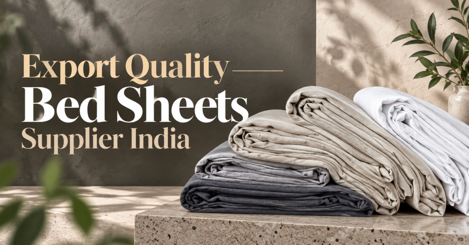 Export Quality Bed Sheets Supplier in India for B2B Buyers