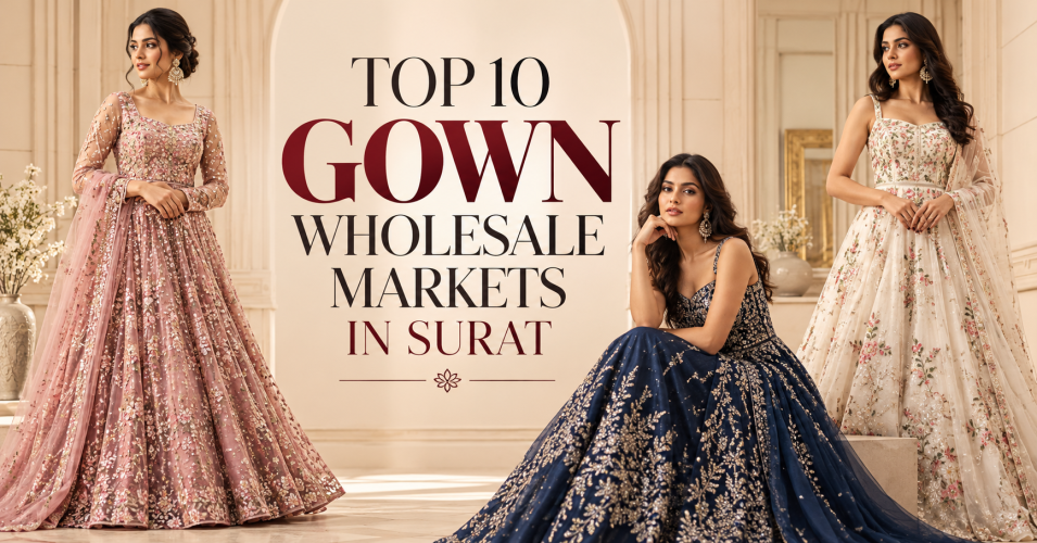 Gown Wholesale Market in Surat: Top 10 Markets for Bulk Buying