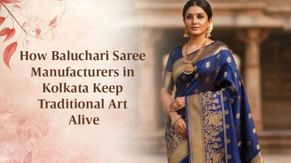 How Baluchari Saree Manufacturers in Kolkata Keep Traditional Art Alive