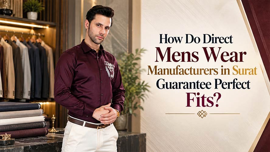 How Do Direct Mens Wear Manufacturers in Surat Guarantee Perfect Tailoring Fits