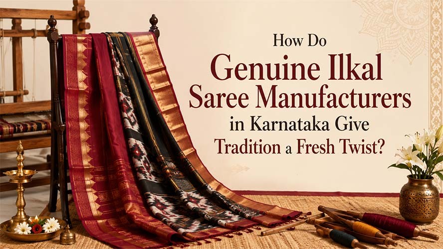 How Do Genuine Ilkal Saree Manufacturers in Karnataka Give Tradition a Fresh Twist