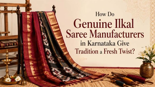 How Do Genuine Ilkal Saree Manufacturers in Karnataka Give Tradition a Fresh Twist