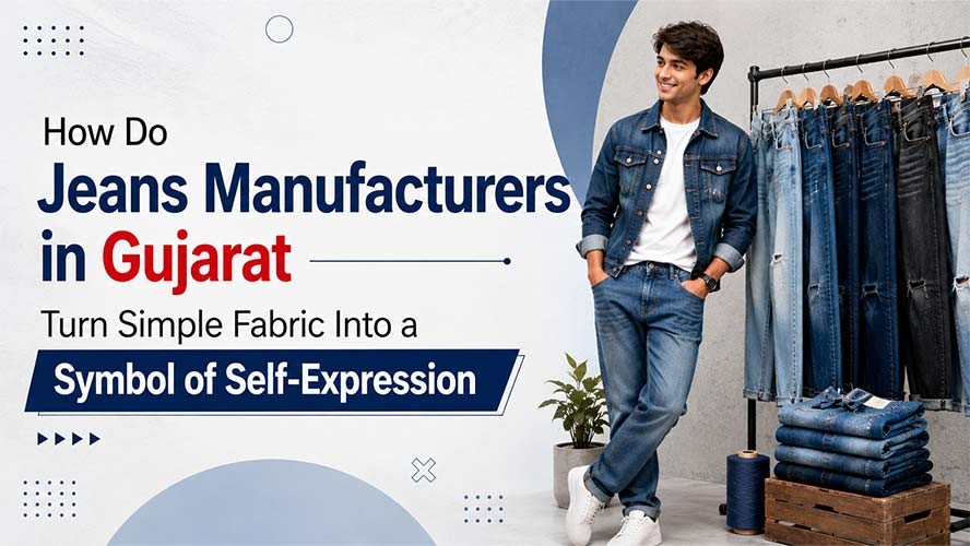 How Do Jeans Manufacturers in Gujarat Turn Simple Fabric Into a Symbol of Self Expression