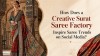 How Does a Creative Surat Saree Factory Inspire Saree Trends on Social Media