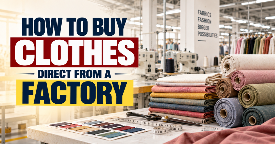 How to Buy Clothes Direct From Factory in India