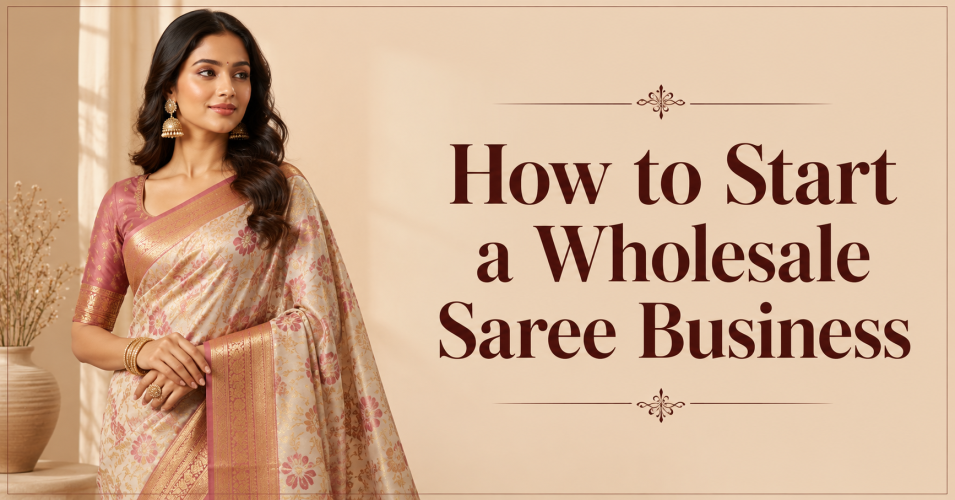 How to Start a Wholesale Saree Business – A Practical Guide with 25k MOQ