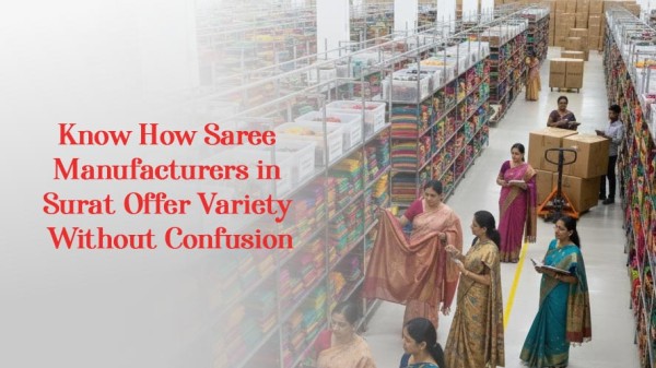 Know How Saree Manufacturers in Surat Offer Variety Without Confusion