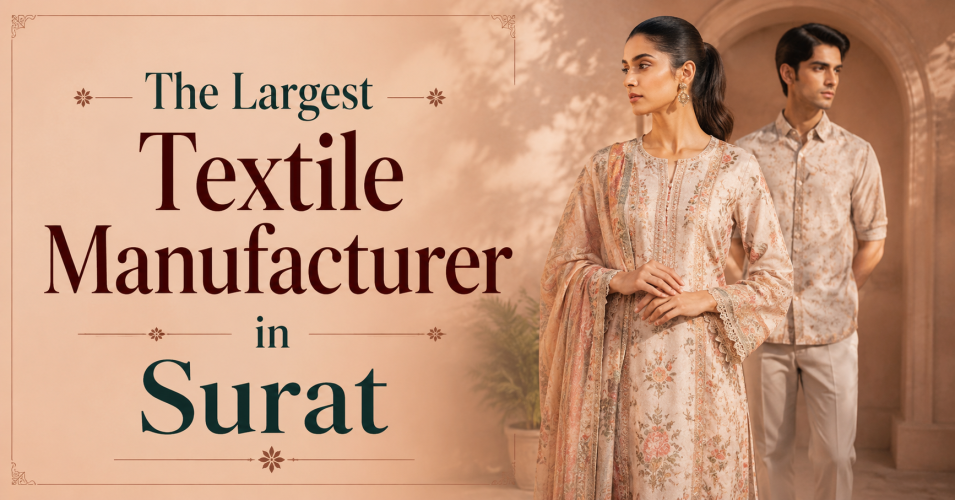 The Largest Textile Manufacturer in Surat Why Ajmera Fashion Stands Out