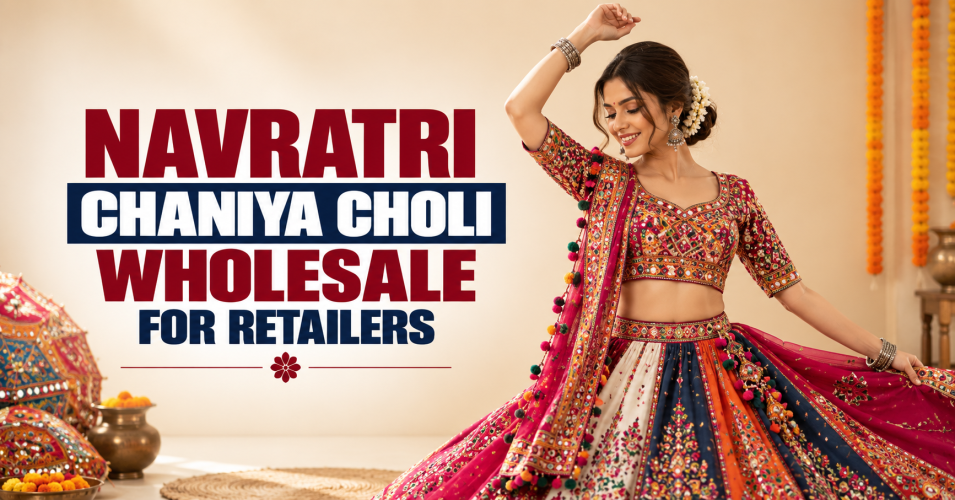 Navratri Chaniya Choli Wholesale Where Retailers Can Buy in Bulk