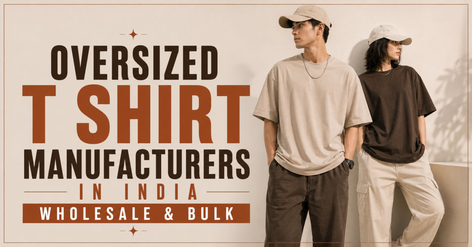 Oversized T Shirt Manufacturers in India | Wholesale & Bulk Sourcing Guide