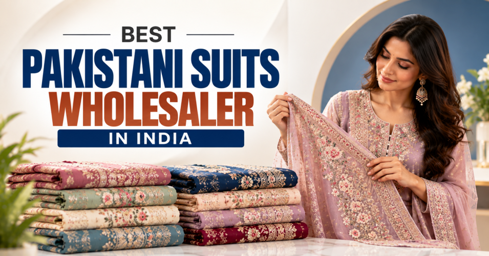 Best Pakistani Suits Wholesaler in India for Retailers and Resellers
