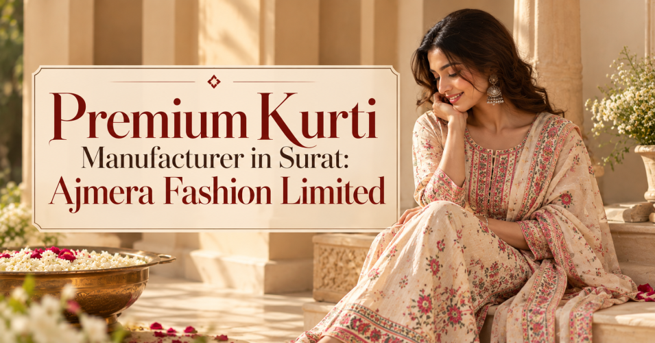 Premium Kurti Manufacturer in Surat | Ajmera Fashion