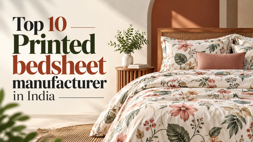 Top 10 Printed Bedsheet Manufacturers in India for B2B Buyers
