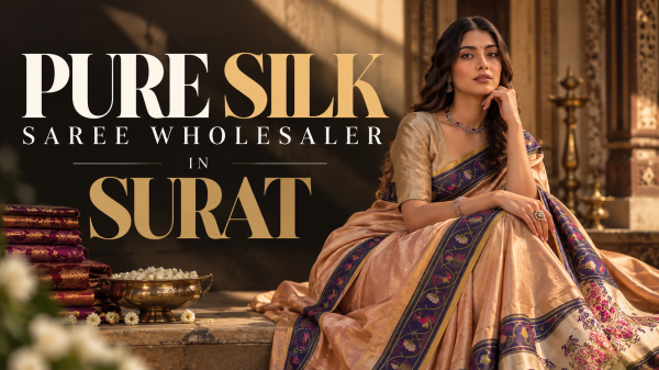 Pure Silk Saree Wholesaler in Surat for Retailers and Bulk Buyers