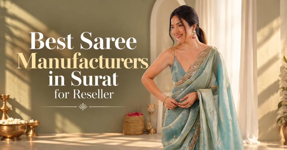 Saree Manufacturers in Surat for Resellers