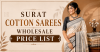 Surat Cotton Sarees Wholesale Price List: What Buyers Should Know