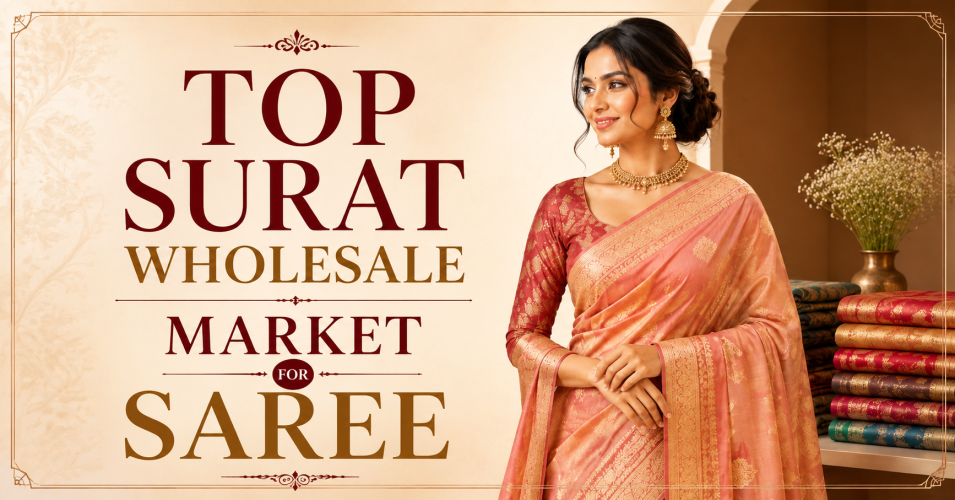 Surat Wholesale Market for Saree | Ajmera Fashion