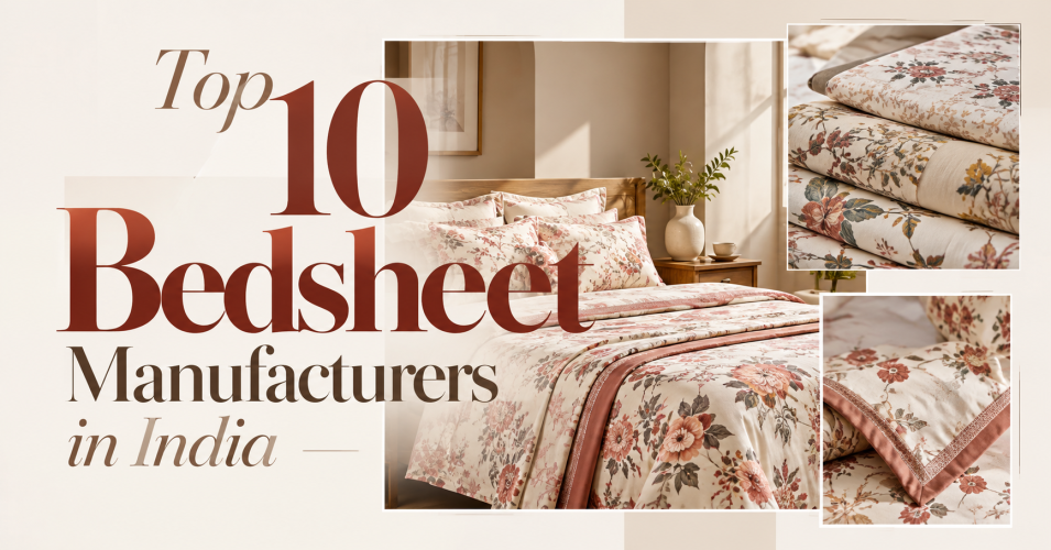 Top 10 Bedsheet Manufacturers in India for Wholesale and B2B Sourcing