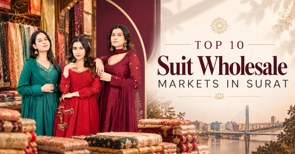 Top 10 Suit Wholesale Markets in Surat for Retailers and Bulk Buyers