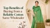 Top Benefits of Buying from a Reliable Cotton Saree Wholesaler