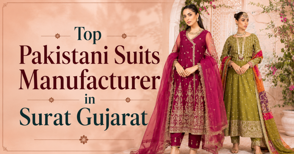 Top Pakistani Suits Manufacturer in Surat Gujarat | Wholesale B2B Supplier