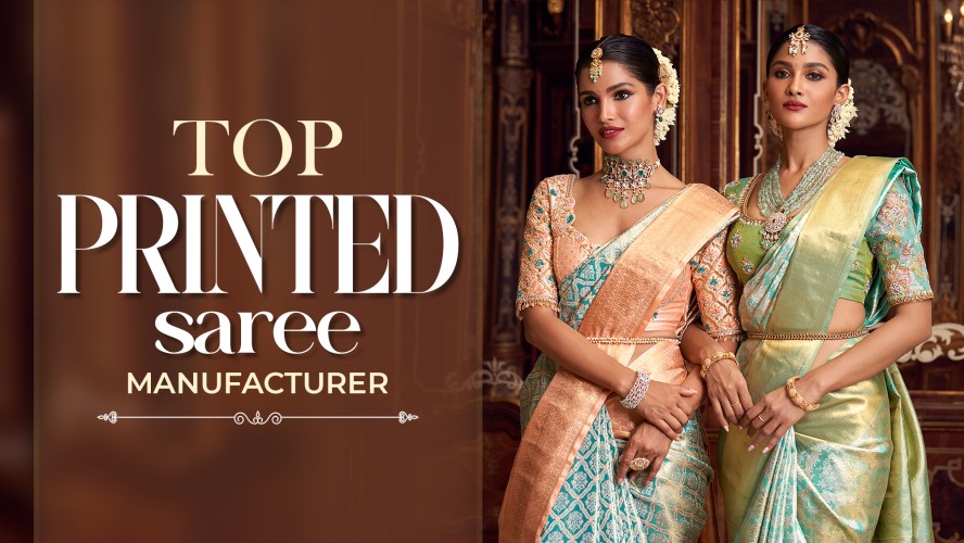 Top Printed Saree Manufacturer
