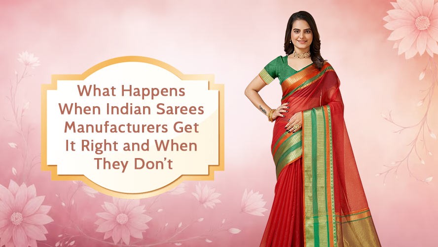 What Happens When Indian Sarees Manufacturers Get It Right and When They Do not