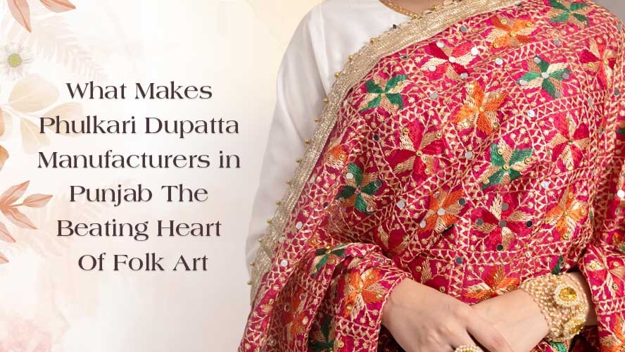 What Makes Phulkari Dupatta Manufacturers in Punjab The Beating Heart Of Folk Art