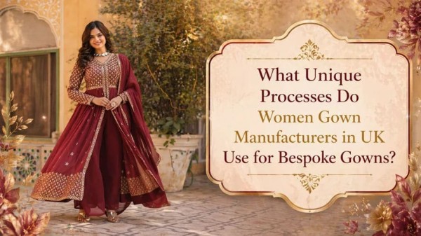 What Unique Processes Do Women Gown Manufacturers in UK Use for Bespoke Gowns