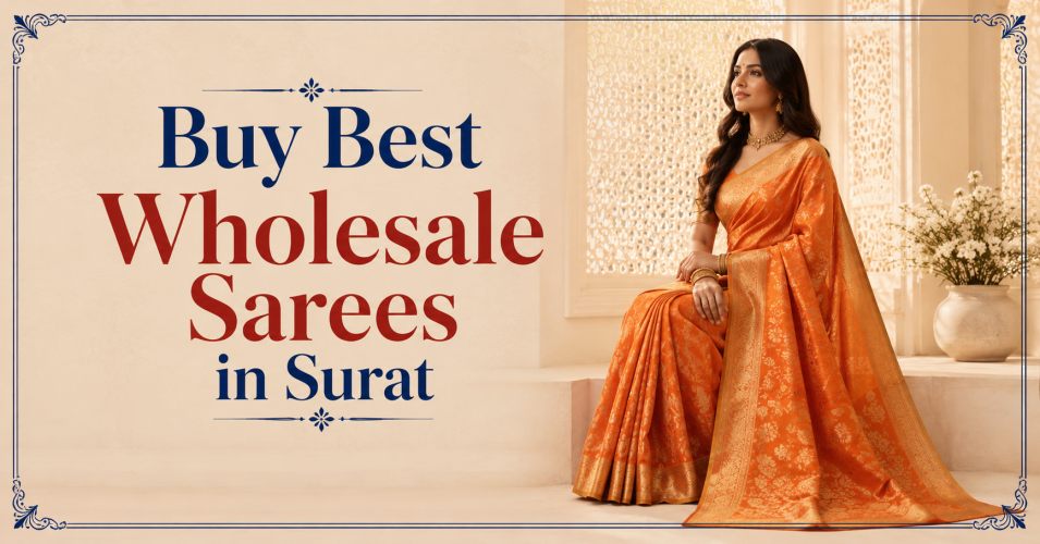 Where Can I Buy Wholesale Sarees in Surat? | Ajmera Fashion
