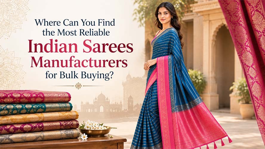 Where Can You Find the Most Reliable Indian Sarees Manufacturers for Bulk Buying
