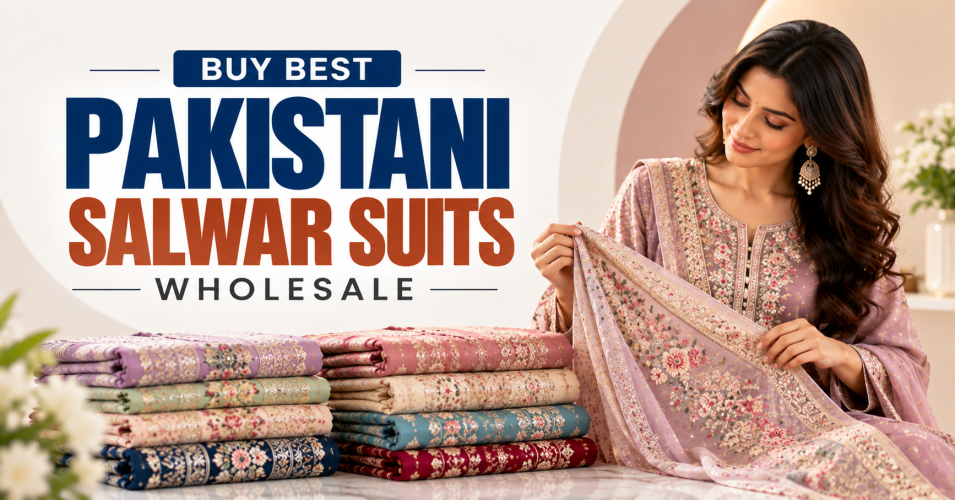 Where to Buy Pakistani Salwar Suits Wholesale in India