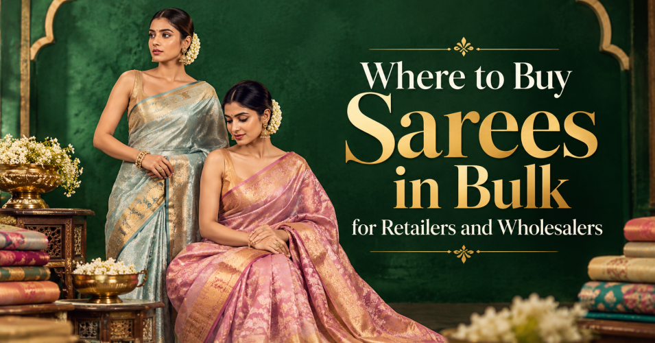 Where to Buy Sarees in Bulk for Retailers and Wholesalers