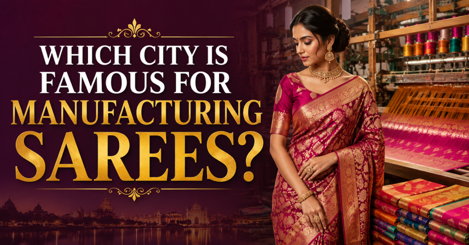 Which City is Famous for Manufacturing Sarees – A Journey Through India’s Weaving Capitals