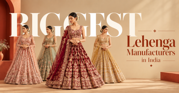 Who Are the Biggest Lehenga Manufacturers in India? | Ajmera Fashion