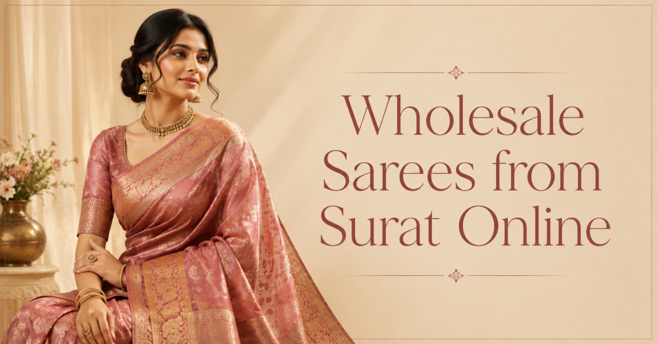 Wholesale Sarees from Surat Online – The Smart Buyer’s Guide to Factory‑Direct Sourcing