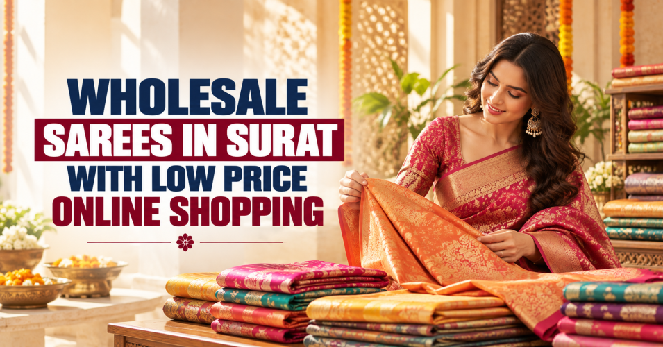 Wholesale Sarees in Surat With Low Price Online Shopping