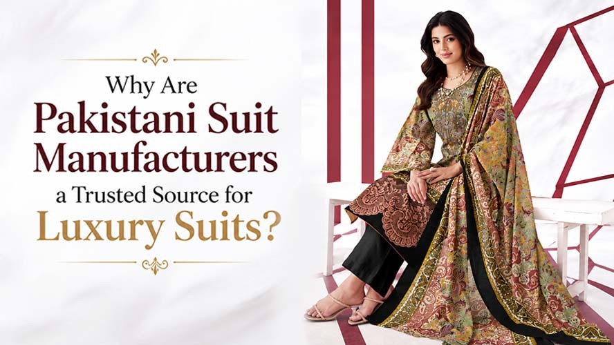 Why Are Pakistani Suit Manufacturers a Trusted Source for Luxury Suits