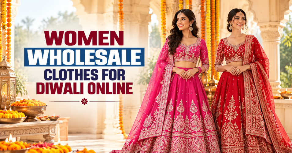 Women Wholesale Clothes for Diwali Online | Ajmera Fashion